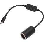Adaptateur usb c vers allume - cigare, prise mle usb type c 12 v vers cble adaptateur allume - cigare, ...