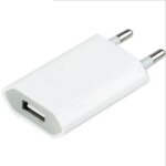 Adaptateur usb prise murale pour  iphone 14 plus  secteur 1 port courant ac chargeur (5v - 1a) universel, ...