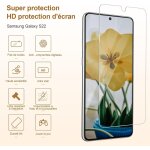 Aefj - 2 + 2 pack verre tremp pour samsung galaxy s22 5g, duret 9h anti rayures vitre protection + ...
