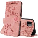 Aefj - coque pour samsung galaxy a22 5g, premium etui housse en cuir portefeuille rabat etui cuir, magntique ...