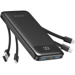 Aer - charmast batterie externe 10000mah avec 4 câbles intégrés batterie portable usb c mince power bank ... Aer - charmast batterie externe 10000mah avec 4 câbles intégrés batterie portable usb c mince power bank ...