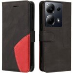 Aer - housse pour telephone xiaomi poco m6 pro 4g / redmi note 13 pro 4g etui, pu / tpu rtro retourner ...