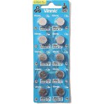 Ag10 l1131 189 v10ga rw89 d189 pack de 10 piles alcaline pour montres, calculatrices, jouets, lasers, ...