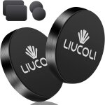 Aimant tlphone voiture, support magntique lot de 2 - porte tlphone compatible avec iphone samsung ...