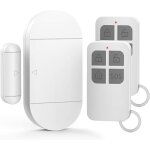 Alarme de porte et fenetre alarme avec 130 db sir�ne 2 t�l�commandes facile � installer alarme maison ...