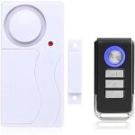 Alarme de porte et fen�tre - alarme antivol sans fil avec t�l�commande, facile � installer, 105db tr�s ...