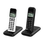 Alcatel d285 duo - tlphone sans fil - systme de rpondeur avec id d'appelant - (confrence)  trois ...