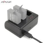 Aller pro accessoires triple slot chargeur ahdbt - 501 batterie de charge dock cradle w / cable micro ...