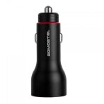 Allume cigare - prise allume - cigare somostel - sms - 89 black - chargeur 2x usb - a 5 a ()