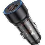 Allume cigare rapide voiture, 75w 2 ports chargeur allume cigare usb c avec pd & qc3. 0, adaptateur chargeur ...