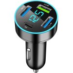 Allume cigare usb, 4 ports chargeur allume cigare usb c rapide, 50w qc3. 0&pd prise adaptateur allume ...