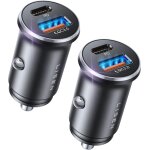 Allume - cigares usb c, 2 - pack réserve & 54w double ports rapide, chargeur voiture usb c sécurisés, ... Allume - cigares usb c, 2 - pack réserve & 54w double ports rapide, chargeur voiture usb c sécurisés, ...