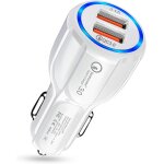 Allume cigare usb charge rapide, chargeurs de téléphone portable pour automobile 2 ports, quick charge ... Allume cigare usb charge rapide, chargeurs de téléphone portable pour automobile 2 ports, quick charge ...