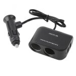 Allume - cigare de voiture 2 ports usb et 2 prises sparateur 12v / 24v chargeur de voiture pices de ...