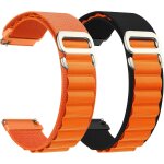 Alpine loop bracelet compatible avec 20mm 22mm, sport nylon bracelet de remplacement titanium g - hook ...
