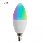 Ampoule de bougie intelligente tuya zigbee 3. 0, e12 / e14 rgbcw 5w, led commande vocale via application ...