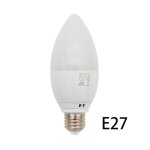 Ampoule de bougie led intelligente e14 / e27 wifi, fonctionne avec alexa google home, ampoule en forme ...