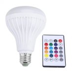 Ampoule de haut parleur bluetooth sans fil, 12w, led rgb, lampe intelligente pour jouer de la musique, ... Ampoule de haut parleur bluetooth sans fil, 12w, led rgb, lampe intelligente pour jouer de la musique, ...