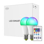 Ampoule intelligente wifi e27 10w, lampe led a intensit rglable, veilleuse de rveil intelligente, ...