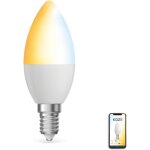 , ampoule led connecte smd e14 p45 opaque 6w, ampoule connecte e14 avec variation de couleur et luminosit, ...