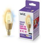 Ampoule led connecte wi - fi, flamme e14, nuances de blanc, equivalent 25w, 370 lumen, fonctionne avec ...