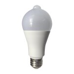 Ampoule led connecte wifi, 9w, e27 / e26, pir, capteur de mouvement, veilleuse, commande vocale, fonctionne ...