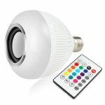 Ampoule led e27 rgb avec télécommande pour projecteur à domicile, lampe musicale, compatible bluetooth, ... Ampoule led e27 rgb avec télécommande pour projecteur à domicile, lampe musicale, compatible bluetooth, ...
