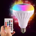 Ampoule led intelligente bluetooth, haut - parleur, lumi�re rgb, 12w, lecture de musique, lampe a intensit� ...