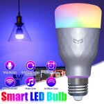 Ampoule led intelligente, couleur e27, wi - fi, n�on, siri, commande vocale, alexa, google home assistant, ...