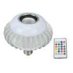 Ampoule led intelligente haut - parleur d'ampoule bluetooth sans fil e27 ampoule a changement de couleur ...