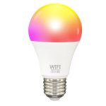Ampoule led intelligente a intensit rglable, 9w b22 e27, wi - fi, veilleuse de rveil, fonctionne avec ...
