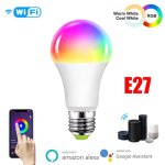 Ampoule led intelligente de r�veil, veilleuse led, connect�e avec wi - fi, 15w b22 e27, r�glage d'heure ...