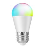 Ampoule led multicolore smart blub 6w e27 e26 e14 b22 6w, rgb, contr�le vocal, economie d'�nergie, 1 ...
