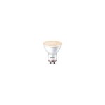 Ampoule led spot connecte philips - wiz - eyecomfort - dimmable - 4, 7w - 345 lumens - gu10 - 93209