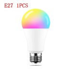 Ampoule led wifi intelligente, lampe rgbw e27 b22, 10w, variable, commande vocale, application pour alexa ...
