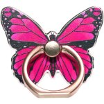 Anneau de support pour t�l�phone portable r�glable a 360motif papillon mignon anneau de support pour ...