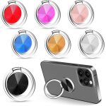 Anneau telephone portable en m�tal, 7 pi�ces anneau support t�l�phone portable, bague support smartphone ...