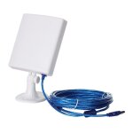 Antenne 14dbi a gain elev 150mbps, cble sans fil de 5m, adaptateur usb, haute puissance, rcepteur ...