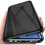 Anti espion coque pour samsung galaxy a52 / a52 5g etui magntique double face verre tremp anti spy ...