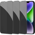 Anti - espion verre tremp pour iphone 14 plus / 13 pro max 6, 7, 3 pices anti - spy privacy film protection ...