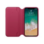 Apple - etui a rabat pour téléphone portable - cuir - myrtille Apple - etui a rabat pour téléphone portable - cuir - myrtille