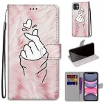 Apple iphone 11 coque, saturcase beau pu cuir magn�tique flip portefeuille support porte - carte dragonne ...