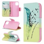 Apple iphone 11 pro max 6. 5  coque, saturcase beau motif pu cuir magn�tique flip portefeuille support ...