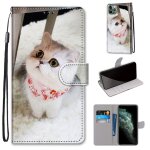 Apple iphone 11 pro max 6. 5  coque, saturcase beau pu cuir magn�tique flip portefeuille support porte ...