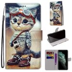 Apple iphone 11 pro max coque, saturcase beau pu cuir magn�tique flip portefeuille support porte - carte ...