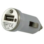 Pour apple iphone / 3g / 3gs / 4 / 4s : chargeur voiture usb rapide 1000 mah