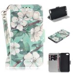 Apple iphone se 5 5s coque, saturcase beau 3d motif pu cuir magn�tique flip portefeuille support porte ...