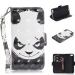 Apple iphone se 5 5s coque, saturcase beau 3d motif pu cuir magn�tique flip portefeuille support porte ...