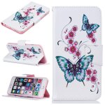 Apple iphone 6 plus / 6s plus 5. 5  coque, saturcase beau motif pu cuir magn�tique flip portefeuille ...