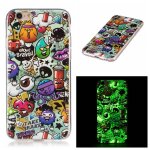 Apple iphone 6 6s coque, saturcase beau motif lumineux fluorescent ultra mince flexible doux tpu gel ...